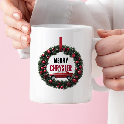 Kubek świąteczny mem "Merry Chrysler"