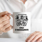 Kubek z nadrukiem - HITY POLSKIEGO INTERNETU - PAWEŁ JUMPER - "Chuj z kierownicą"