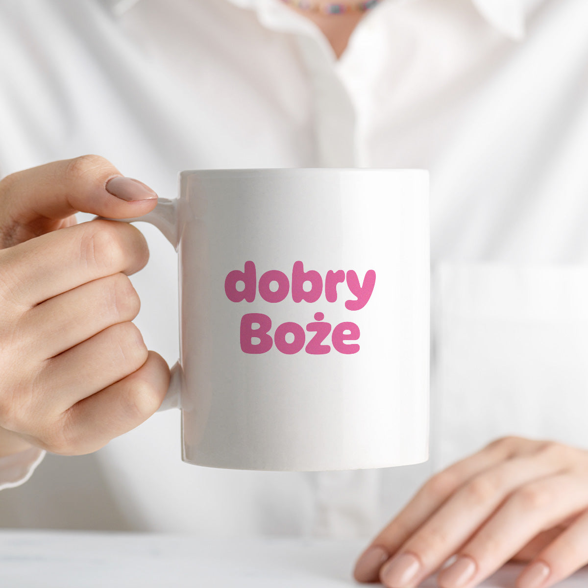 Kubek z nadrukiem "dobry Boże"