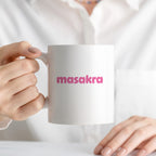Kubek z nadrukiem "masakra"