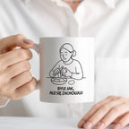 Kubek z nadrukiem "Byle jak, ale się zachowuj" - Cytaty MAMY - DZIEŃ MAMY