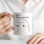 Kubek z nadrukiem "Nikt, nic: Rodzice w wiadomościach:"