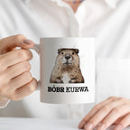 Kubek z nadrukiem "Bóbr kurwa"