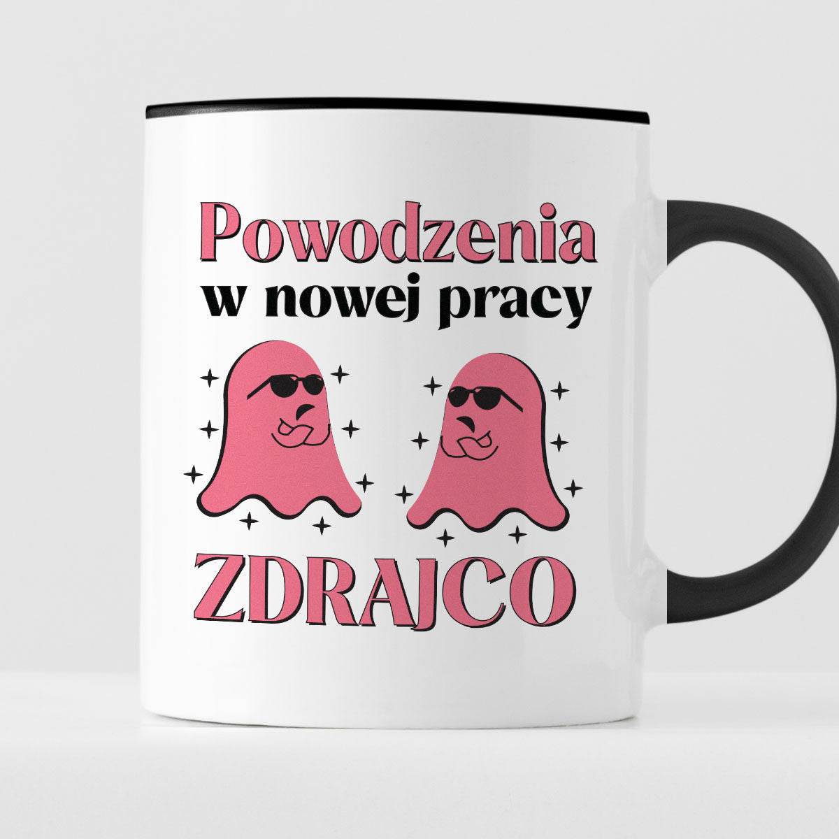 Kubek z nadrukiem "Powodzenia w nowej pracy ZDRAJCO"