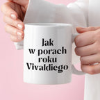 Kubek z nadrukiem "Jak w porach roku Vivaldiego" 330 ml