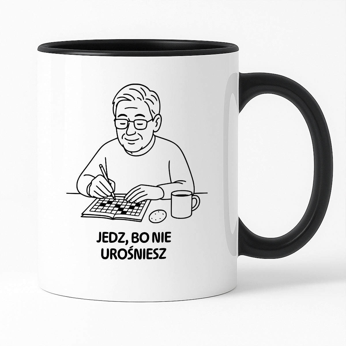 Kubek dla Babci / Dziadka - "Jedz, bo nie urośniesz"