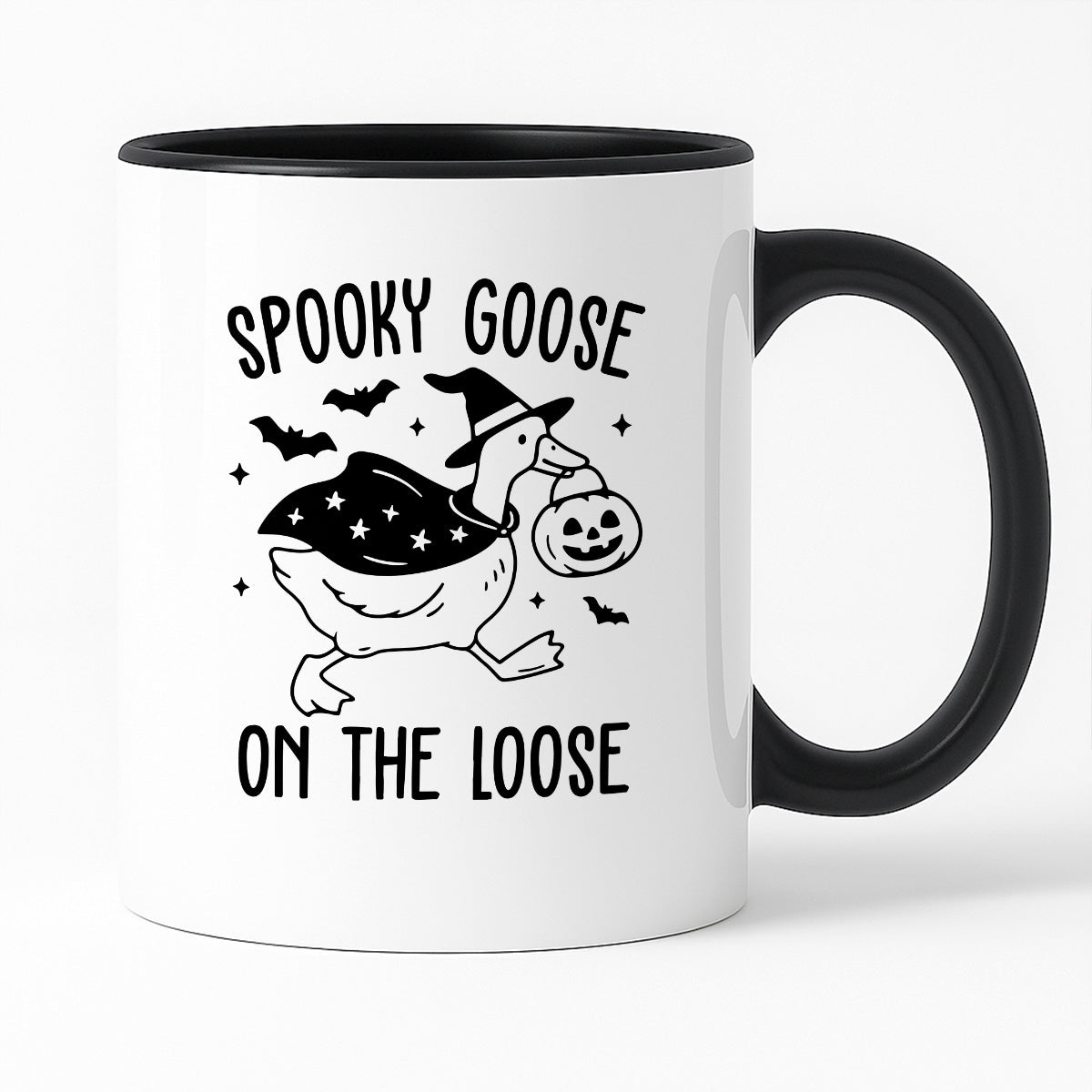 Kubek z nadrukiem "Spookie goose on the loose"