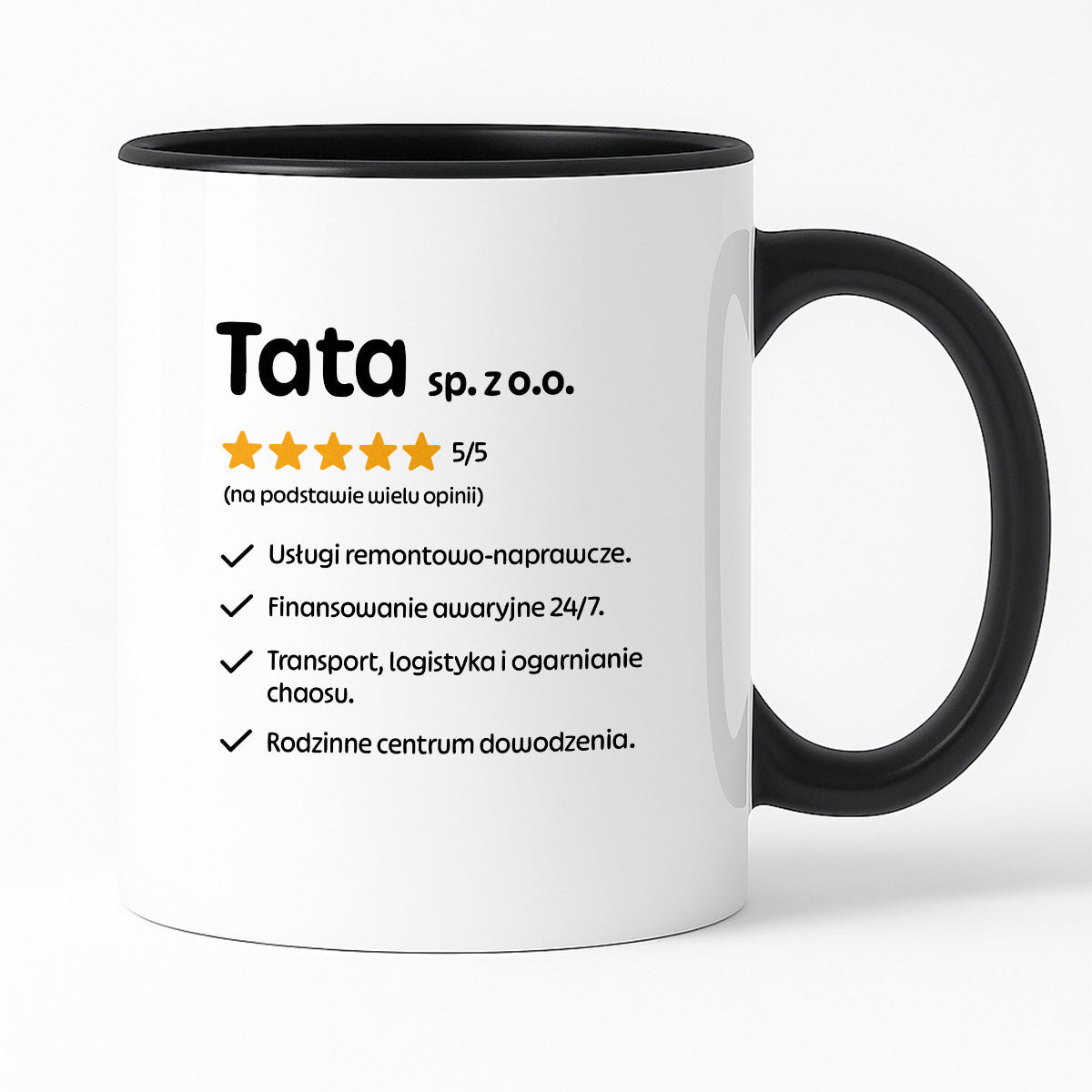 Kubek z nadrukiem - "Tata spółka z o.o."