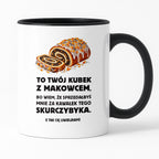 Kubek z nadrukiem "Kubek z makowcem"