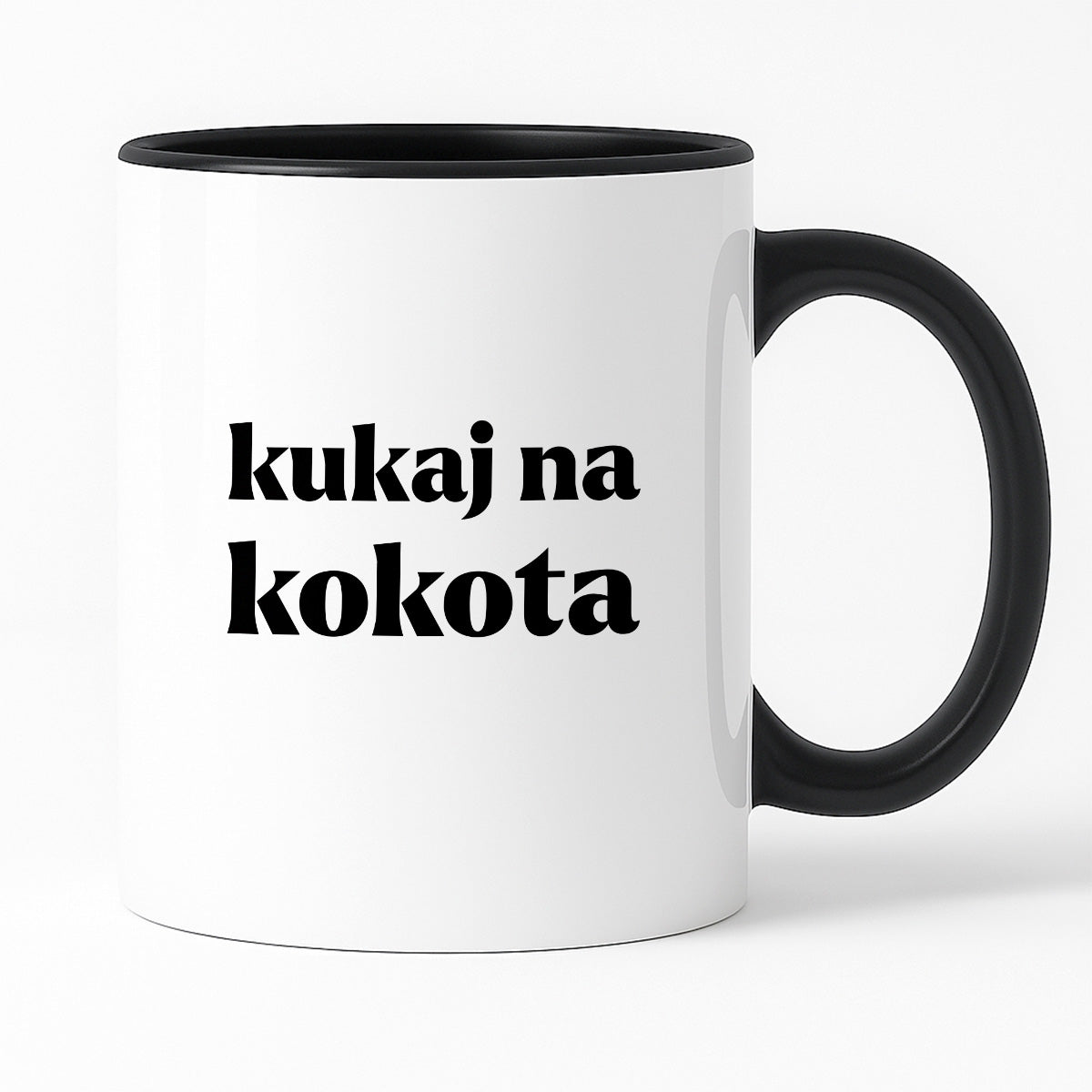 Kubek z nadrukiem - "kukaj na kokota"