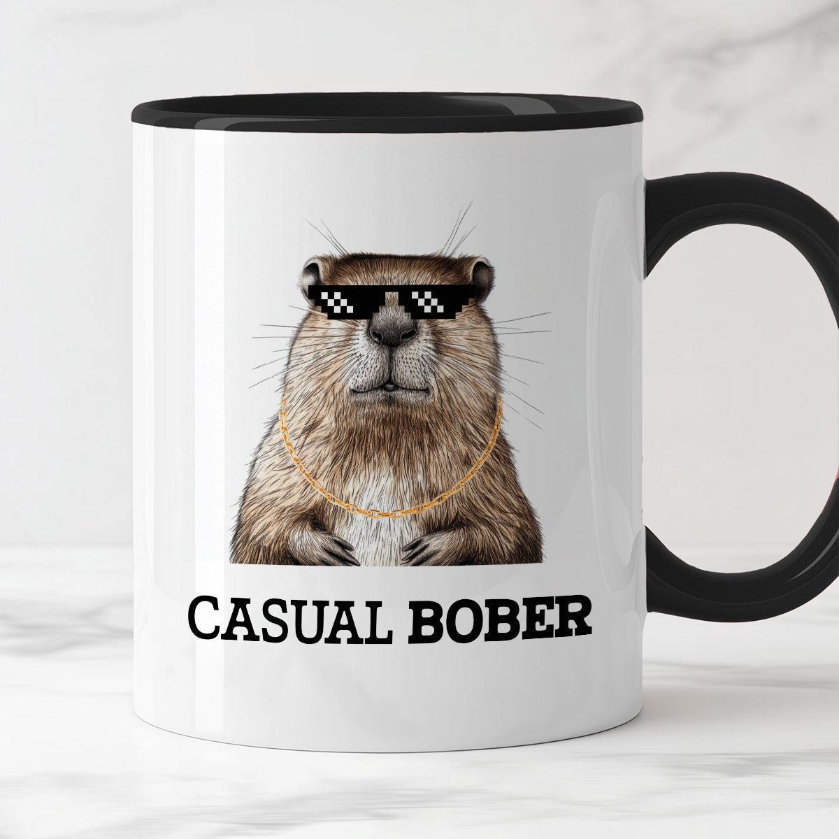 Kubek z nadrukiem "Casual bober"