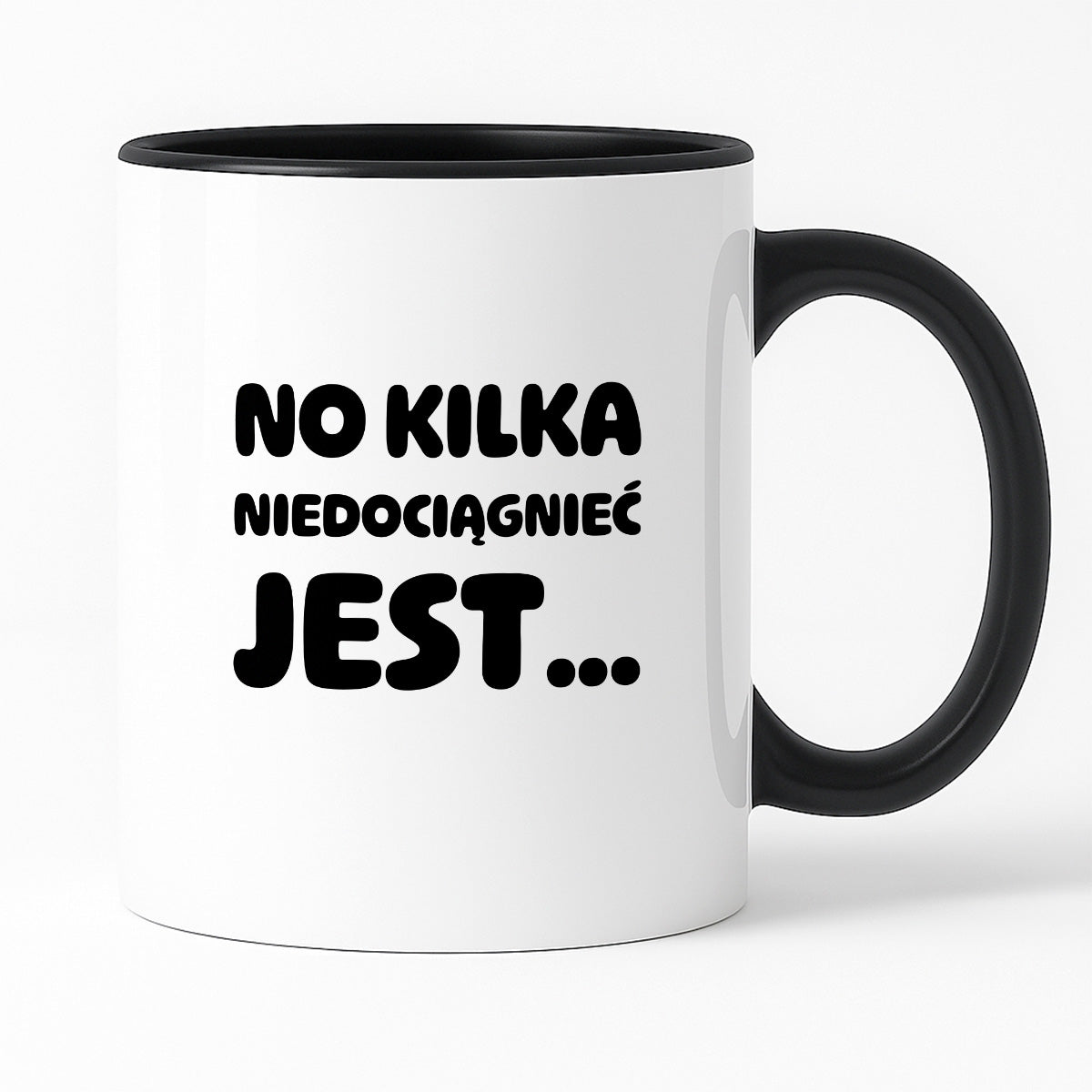 Kubek z nadrukiem - "No kilka niedociągnięć jest..."
