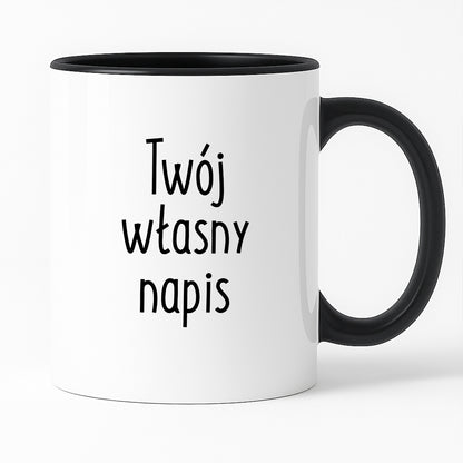 Kubek spersonalizowany z własnym napisem II