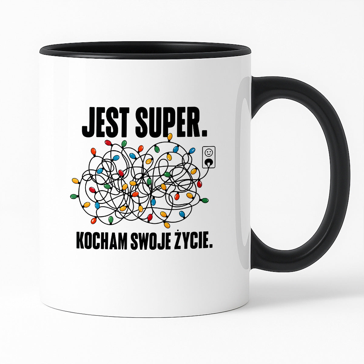Kubek świąteczny "Jest super. Kocham swoje życie."