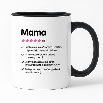 Kubek z nadrukiem - "Mama 5/5"