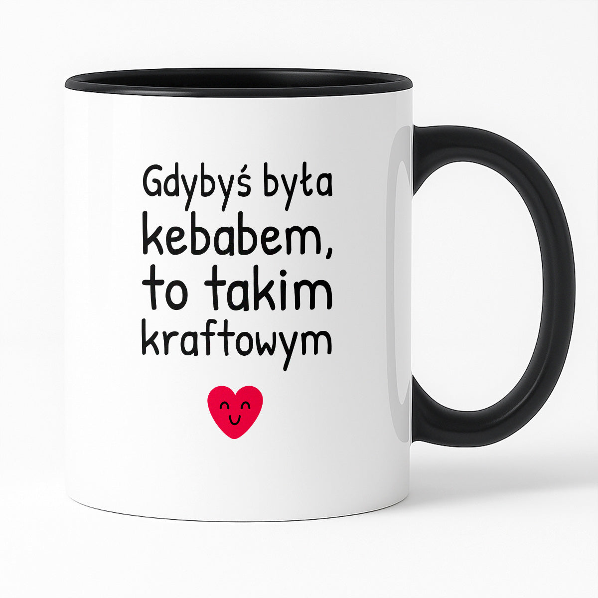 Kubek z nadrukiem - "Gdybyś była kebabem, to takim kraftowym"