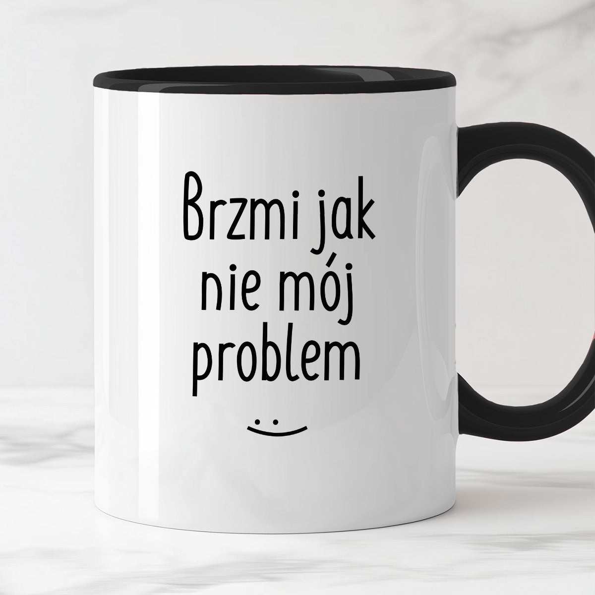 Kubek z nadrukiem "Brzmi jak nie mój problem :)" FB