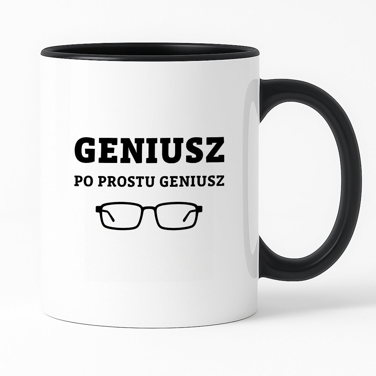 Kubek z nadrukiem - "GENIUSZ po prostu geniusz"