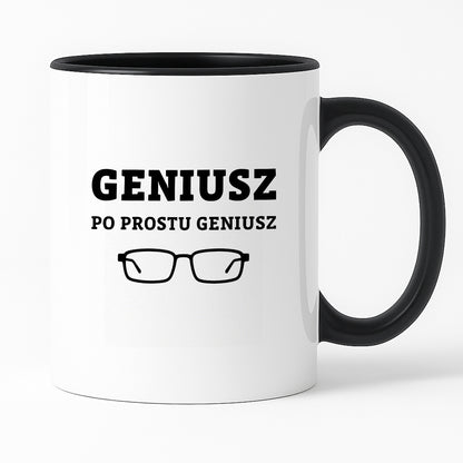 Kubek z nadrukiem - "GENIUSZ po prostu geniusz"