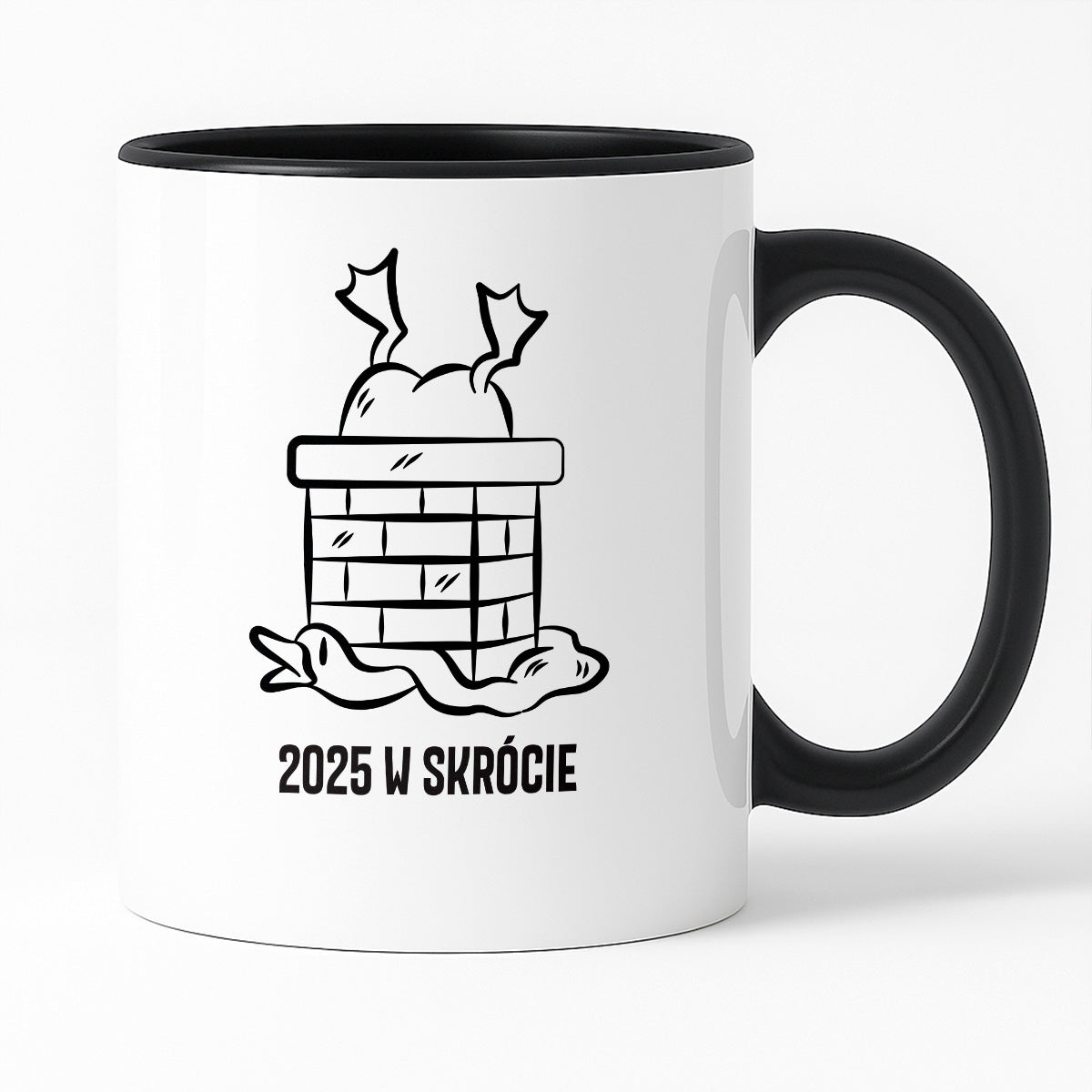 Kubek świąteczny z GĄSKĄ - "2025 W SKRÓCIE"