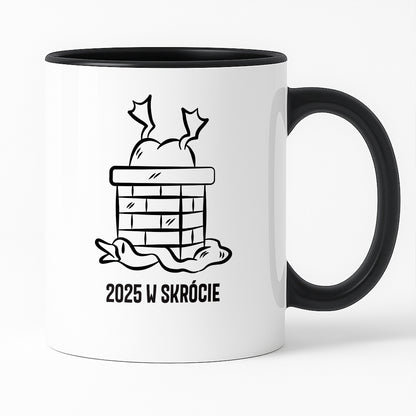 Kubek świąteczny z GĄSKĄ - "2025 W SKRÓCIE"