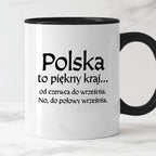 Kubek z nadrukiem "Polska to piękny kraj" v2