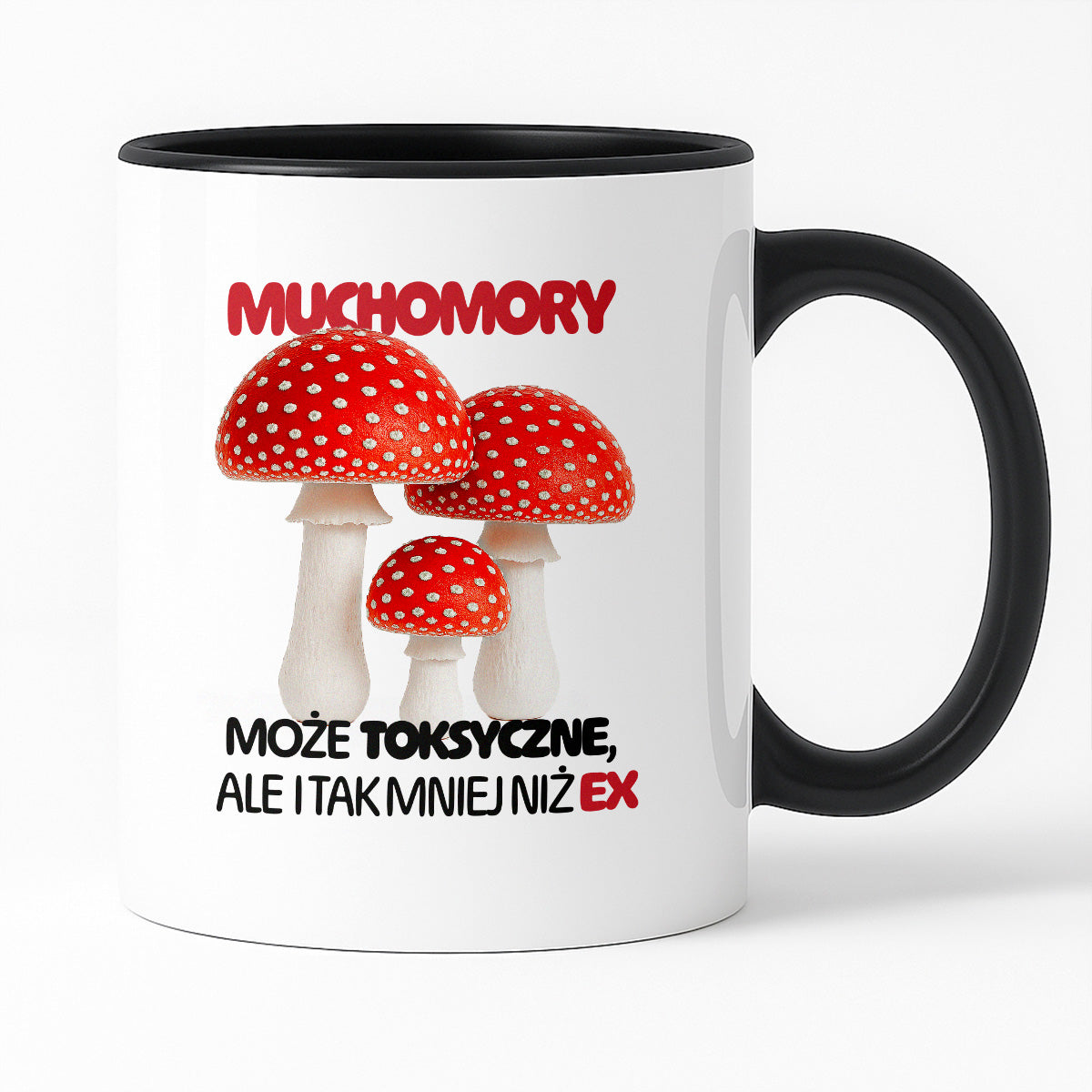 Kubek z nadrukiem "Muchomory"