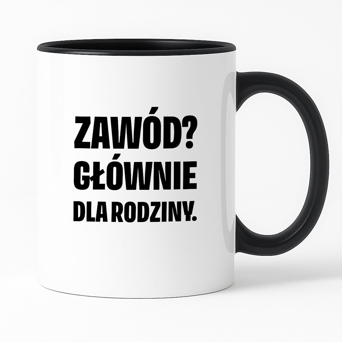 Kubek z nadrukiem - "Zawód? Głównie dla rodziców"