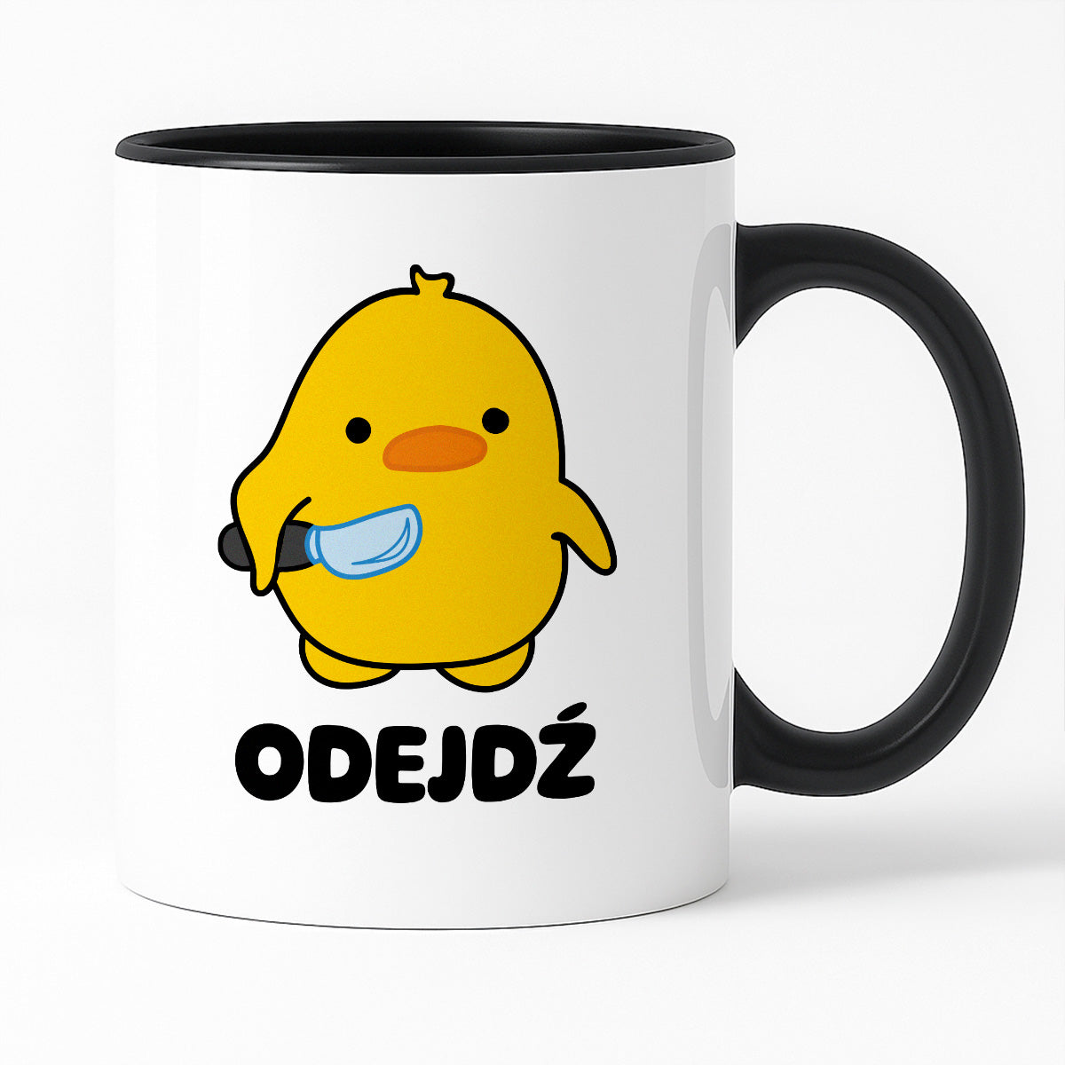 Kubek z nadrukiem - "Odejdź"