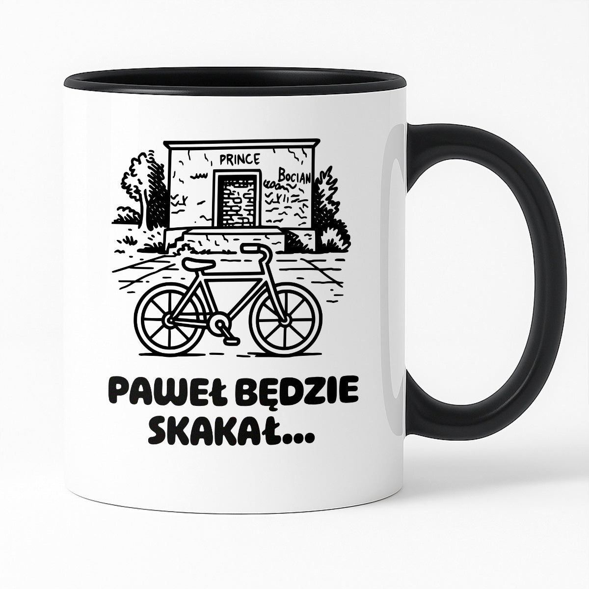Kubek z nadrukiem - HITY POLSKIEGO INTERNETU - PAWEŁ JUMPER - "Paweł będzie skakał"