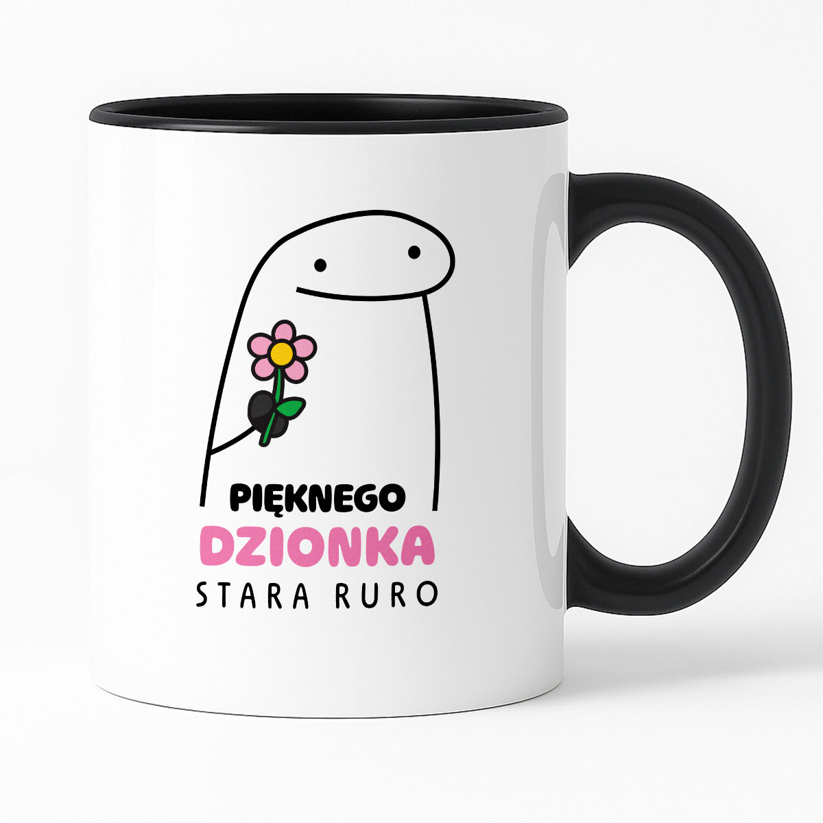 Kubek z nadrukiem - "Pięknego dzionka Stara Ruro"