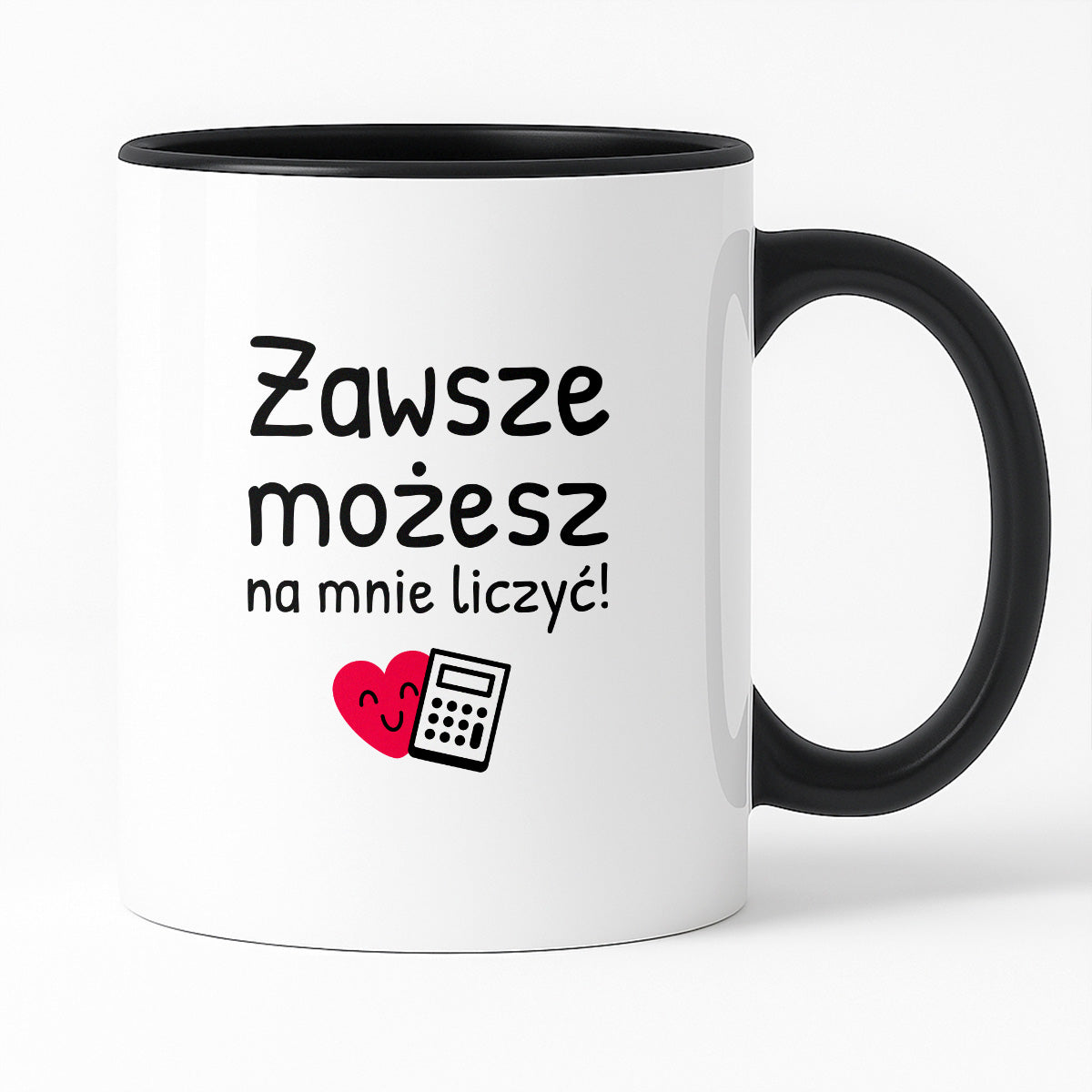 Kubek z nadrukiem - "Zawsze możesz na mnie liczyć"