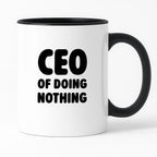 Kubek z nadrukiem - "CEO of doing nothing"