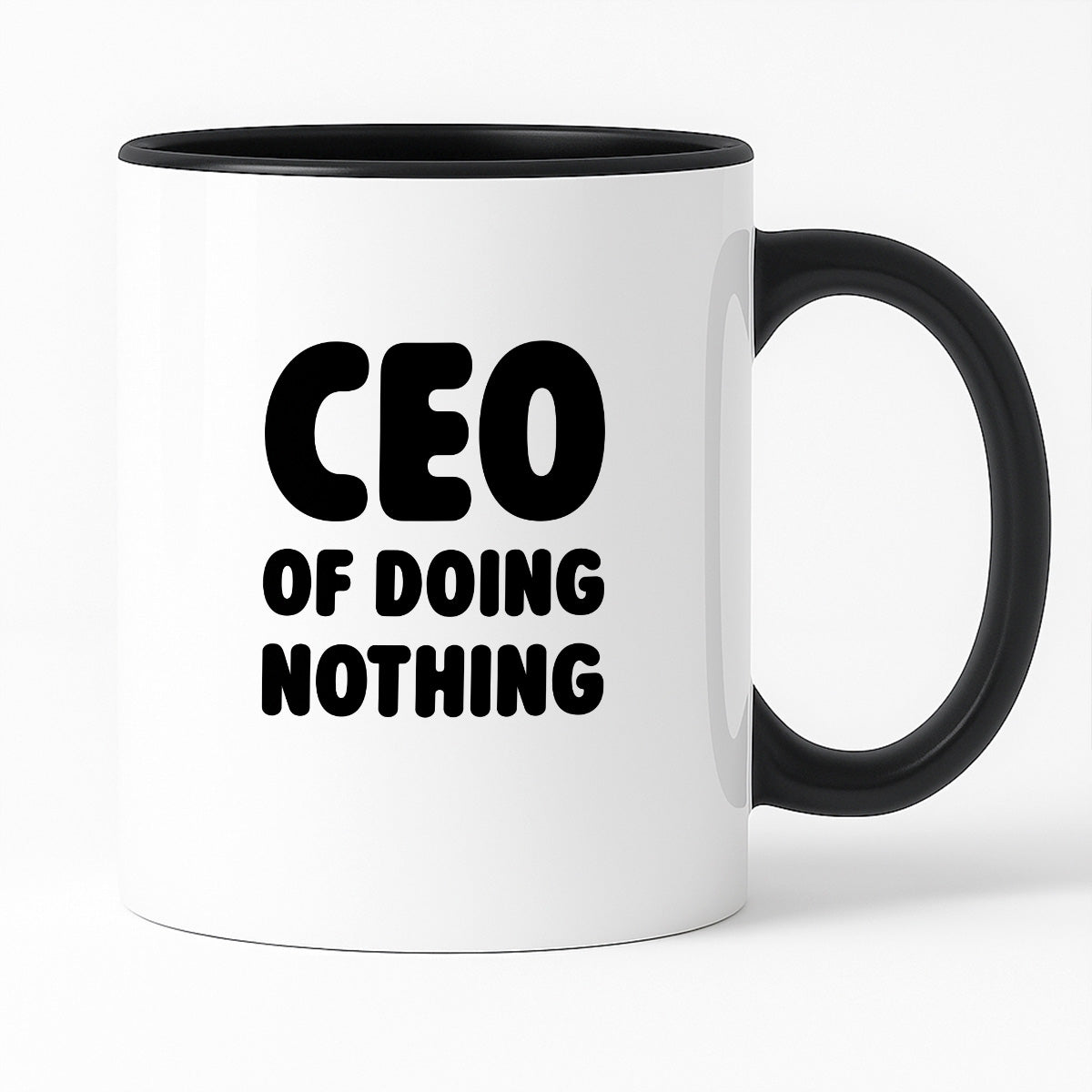Kubek z nadrukiem - "CEO of doing nothing"