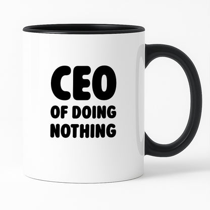 Kubek z nadrukiem - "CEO of doing nothing"