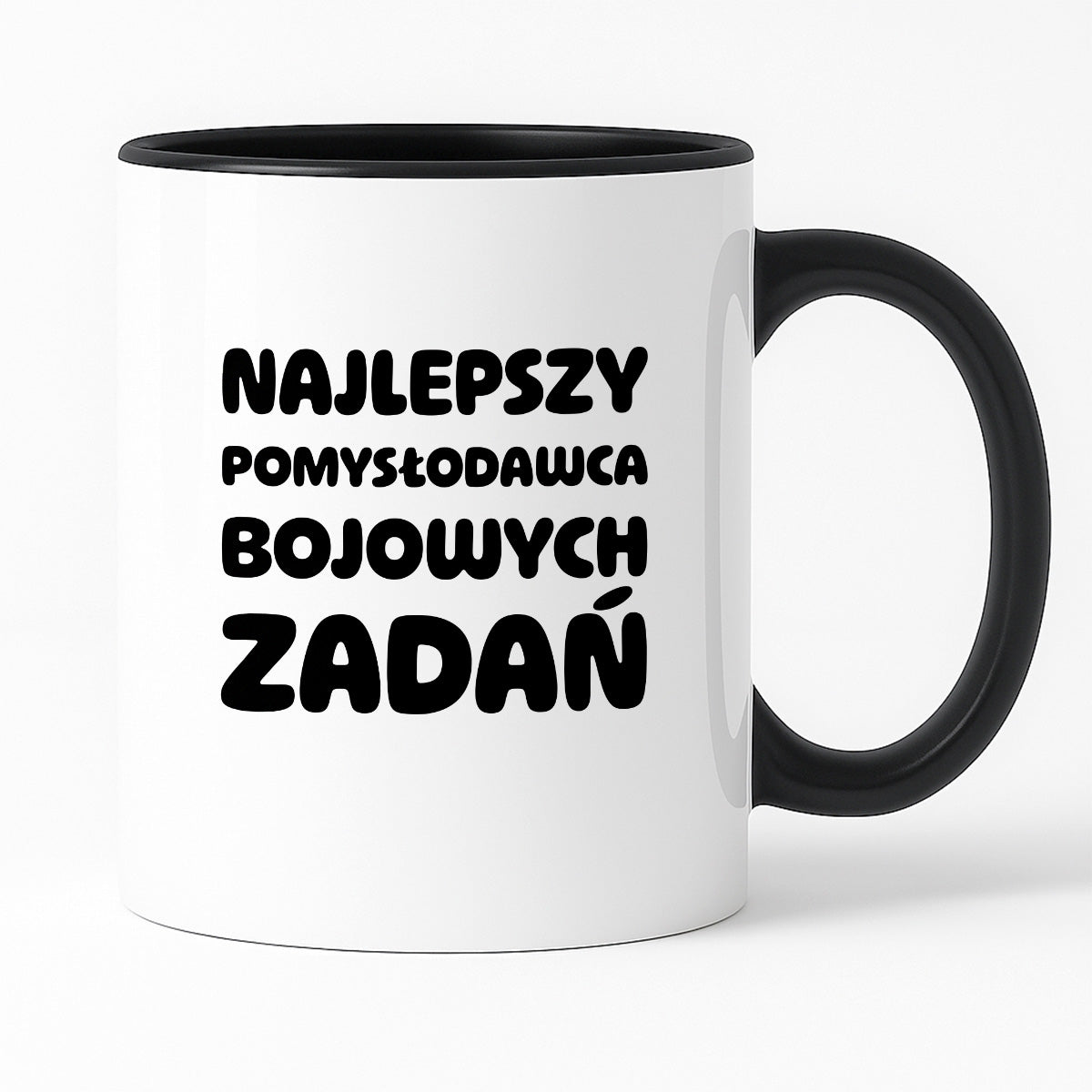 Kubek z nadrukiem - "Najlepszy pomysłodawca bojowych zadań"