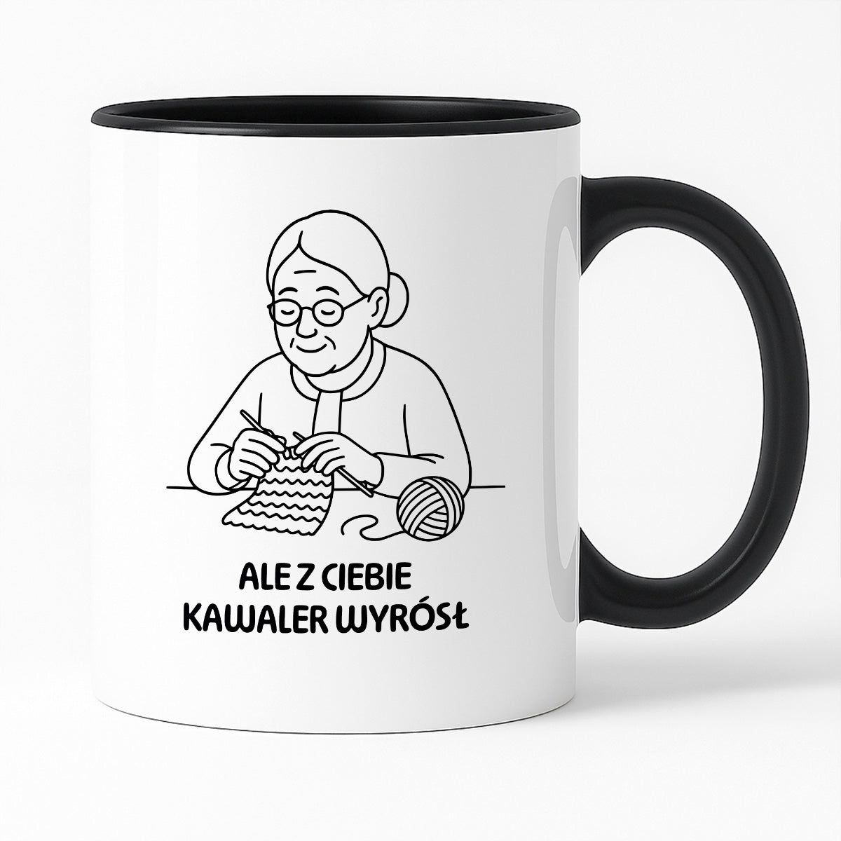Kubek dla Babci / Dziadka - "Ale z Ciebie kawaler wyrósł"