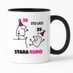 Kubek z nadrukiem "STO LAT! STARA RURO" [dowolny wiek]
