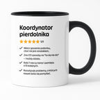 Kubek z nadrukiem "Koordynator pierdolnika"