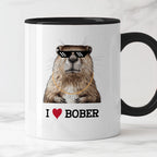 Kubek z nadrukiem "I love BOBER"