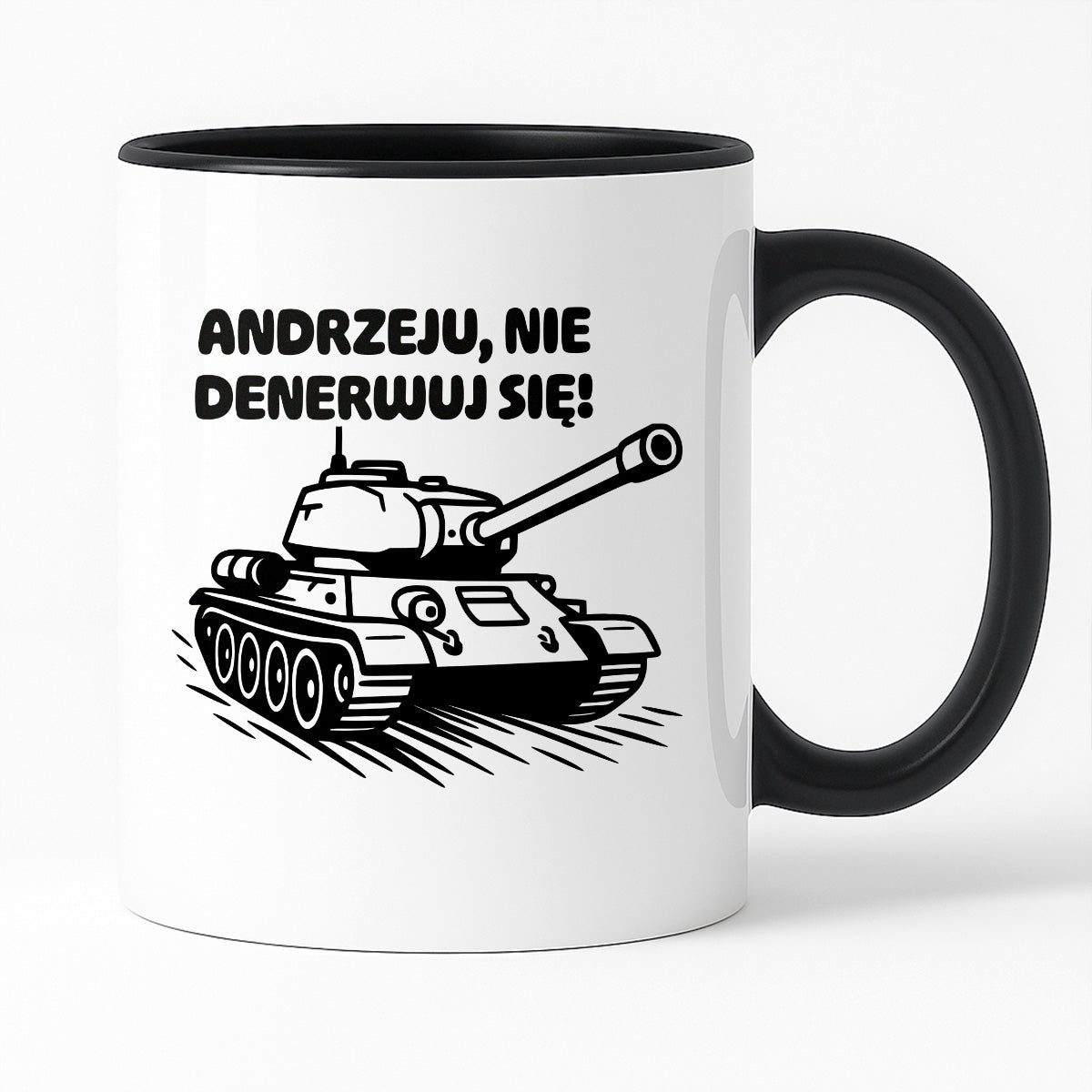 Kubek z nadrukiem - HITY POLSKIEGO INTERNETU - "Andrzeju, nie denerwuj się"