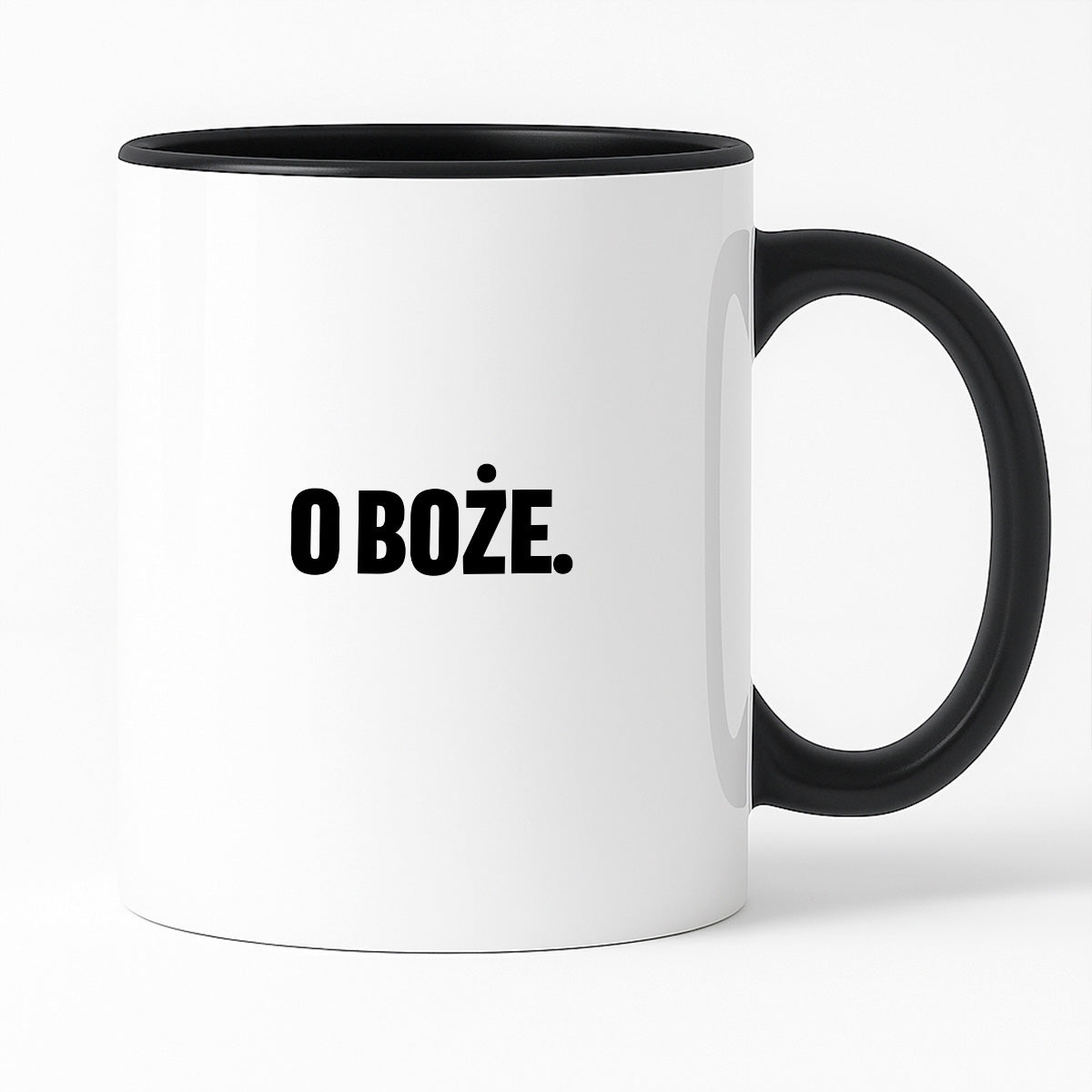Kubek z nadrukiem - "O Boże."