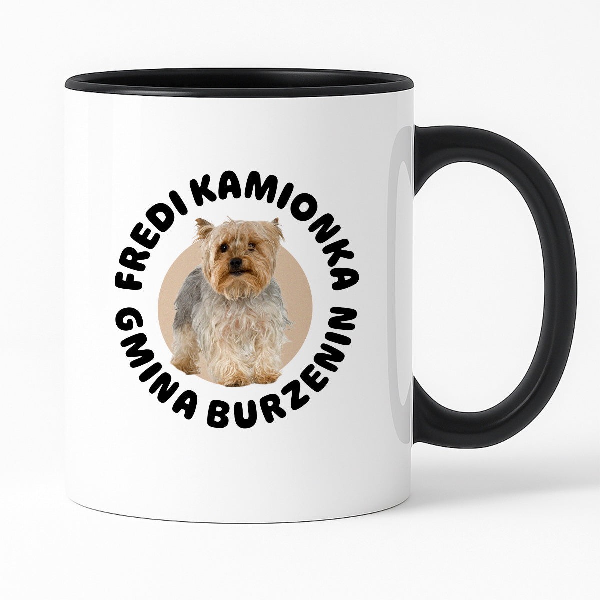Kubek z nadrukiem - "Fredi Kamionka Gmina Burzenin"