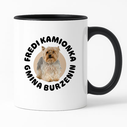 Kubek z nadrukiem - "Fredi Kamionka Gmina Burzenin"