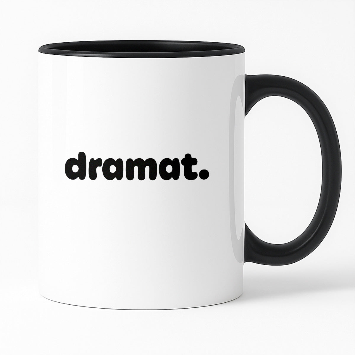 Kubek z nadrukiem - "dramat."