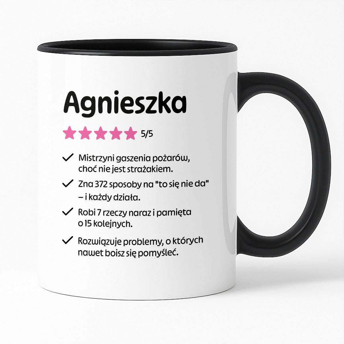 Kubek MISTRZYNI z imieniem