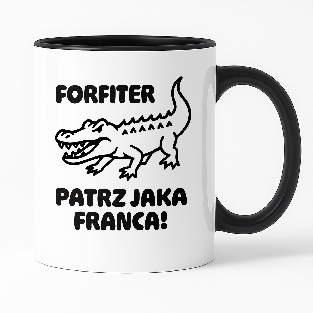 Kubek z nadrukiem - HITY POLSKIEGO INTERNETU - "Forfiter - patrz jaka franca"
