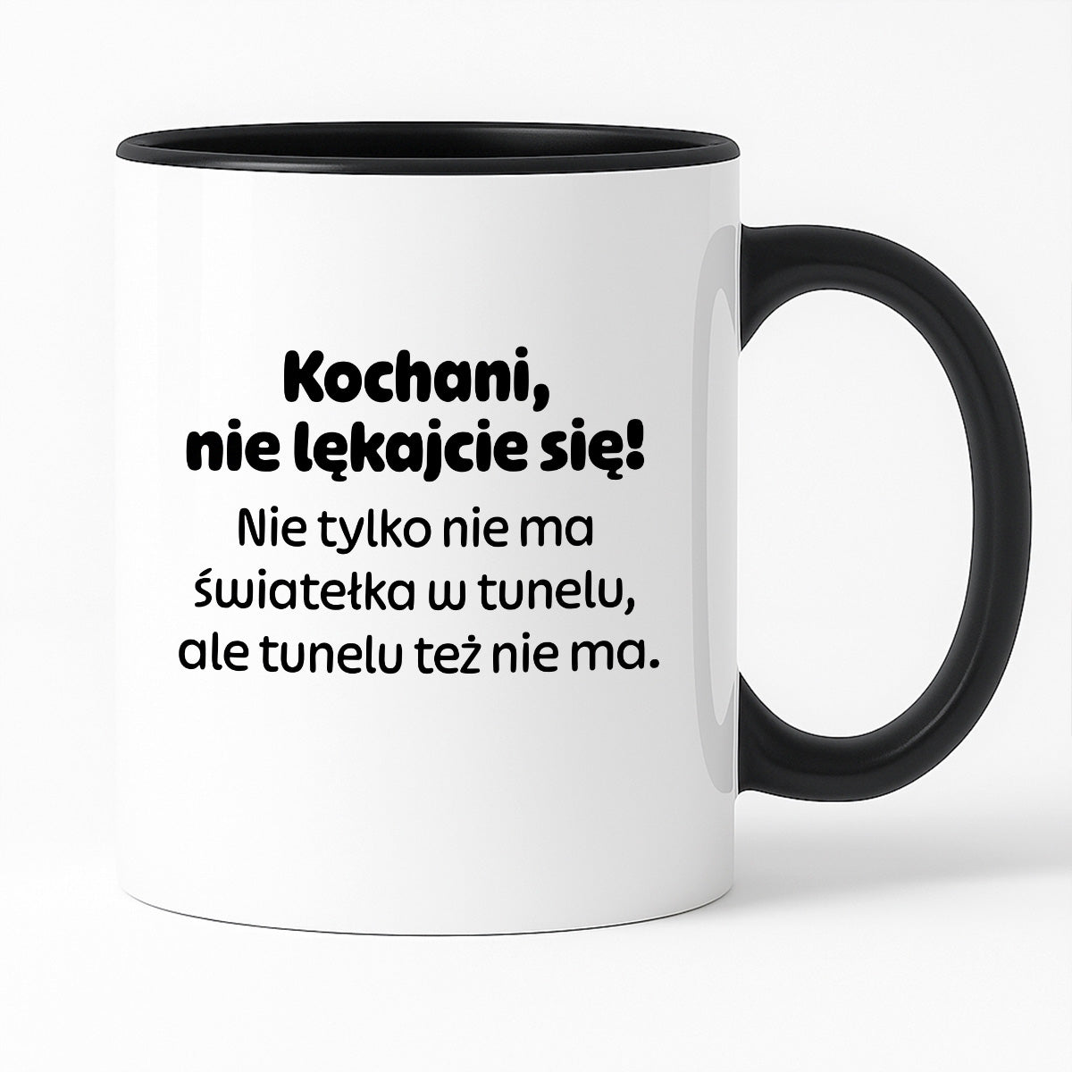 Kubek z nadrukiem - "Kochani nie lękajcie się!"