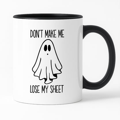 Kubek z nadrukiem "Don't make me loose my sheet" HALLOWEEN 🎃
