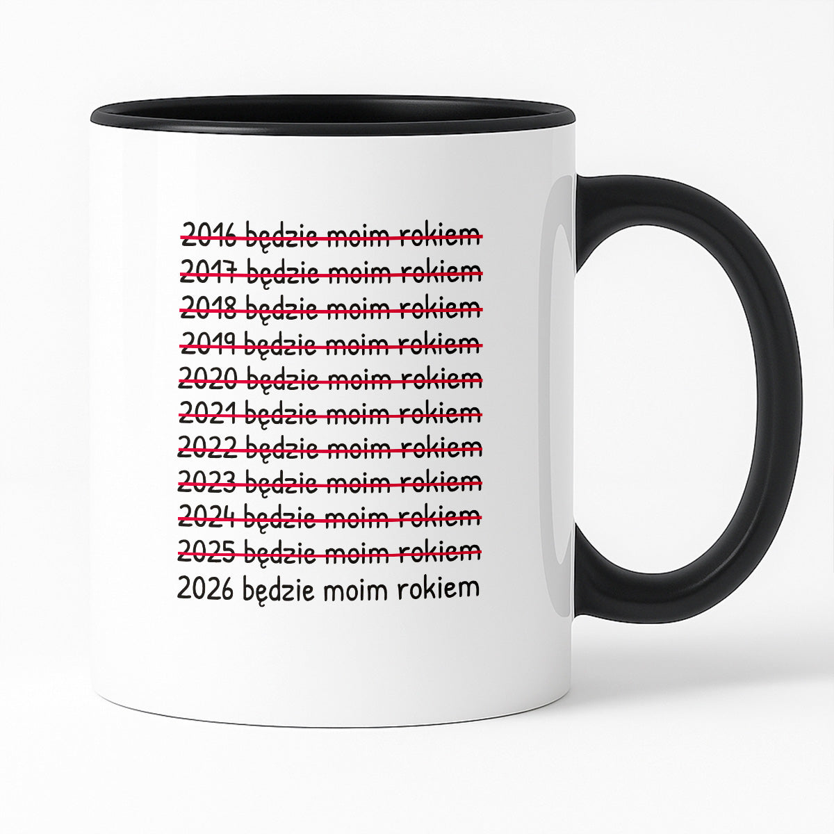 Kubek z nadrukiem - "2026 będzie moim rokiem"